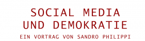 Social Media & Demokratie @ Evangelische Hochschule Darmstadt, VE1